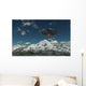 Ufo Flying over Mountain Wall Decal