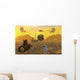 Astronaut Exploring Abandoned Outpost Wall Decal
