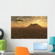 Ufo Returning to Desert Wall Decal