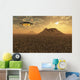 Ufo Returning to Desert Wall Decal