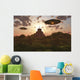 UFOs Remote Temple Hidden Jungles Wall Decal