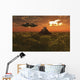 Flying Saucer Remote Temple Hidden Jungles Wall Decal