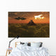 Flying Saucer Remote Temple Hidden Jungles Wall Decal