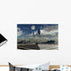 Futuristic Floating City Clouds Wall Decal