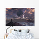 Astronaut Exploring Alien Moon Morning Wall Decal