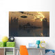 Flying Saucer and Submarine Wall Decal