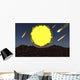 Meteorites and Asteroids Bombard Wall Decal