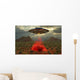 Alien Ufo Probing 1930's Wall Decal