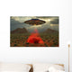 Alien Ufo Probing 1930's Wall Decal