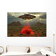 Alien Ufo Probing 1930's Wall Decal