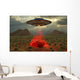 Alien Ufo Probing 1930's Wall Decal