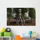 Menacaing Grey Alien and Wall Decal