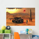 Humans Terraforming Planet Mars Wall Decal