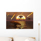 Martian Vehicles and War Sunset Wall Decal