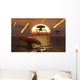 Martian Vehicles and War Sunset Wall Decal