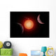 Wandering Comet Passing Wall Decal