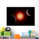 Wandering Comet Passing Wall Decal