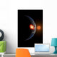 Asteroid Hitting Planet Wall Decal