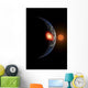 Asteroid Hitting Planet Wall Decal
