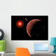 Proxima B Planet Orbiting Space Wall Decal