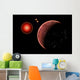 Proxima B Planet Orbiting Space Wall Decal