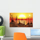 Proxima B Planet Orbiting Plants Wall Decal