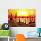 Proxima B Planet Orbiting Plants Wall Decal