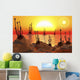 Proxima B Planet Orbiting Plants Wall Decal