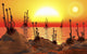 Proxima B Planet Orbiting Plants Wall Decal