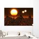 Proxima B Planet Orbiting Stars Wall Decal