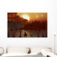 Proxima B Planet Orbiting Landscape Wall Decal