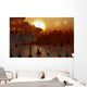 Proxima B Planet Orbiting Landscape Wall Decal