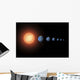 Artist's Concept Trappist-1 Star Size Reference Wall Decal