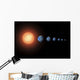 Artist's Concept Trappist-1 Star Size Reference Wall Decal