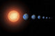 Artist's Concept Trappist-1 Star Size Reference Wall Decal