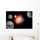Artist's Concept Trappist-1 Star Cluster Wall Decal