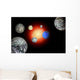 Artist's Concept Trappist-1 Star Cluster Wall Decal