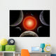 Artist's Concept Trappist-1 Star Wall Decal