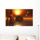 Proxima B Planet Orbiting Robot Wall Decal