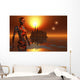 Proxima B Planet Orbiting Robot Wall Decal