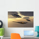 B-2 Spirit Stealth Bomber UFOs Evening Wall Decal