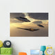 B-2 Spirit Stealth Bomber UFOs Evening Wall Decal