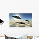 B-2 Spirit Stealth Bomber UFOs Wall Decal