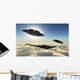 B-2 Spirit Stealth Bomber UFOs Wall Decal