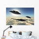 B-2 Spirit Stealth Bomber UFOs Wall Decal