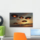 Fleet Ufo's Flying Earth's Evening Wall Decal