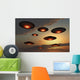 Fleet Ufo's Flying Earth's Evening Wall Decal