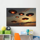 Fleet Ufo's Flying Earth's Evening Wall Decal
