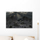 Dead Humanoid Remains Lying Night Wall Decal