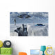 Alien Activity Antarctic Ridge Site Wall Decal